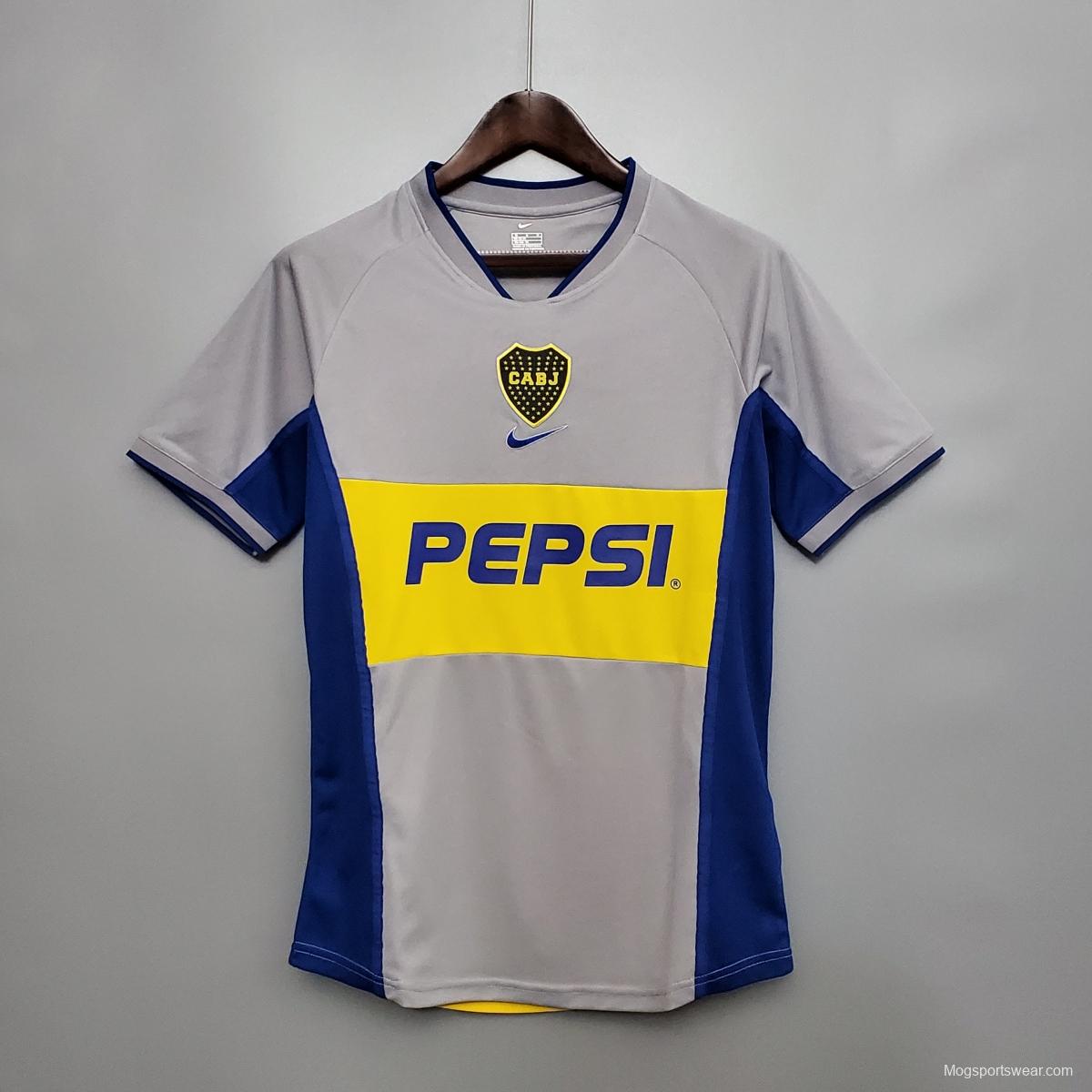 Retro Boca Juniors 2002 away Soccer Jersey