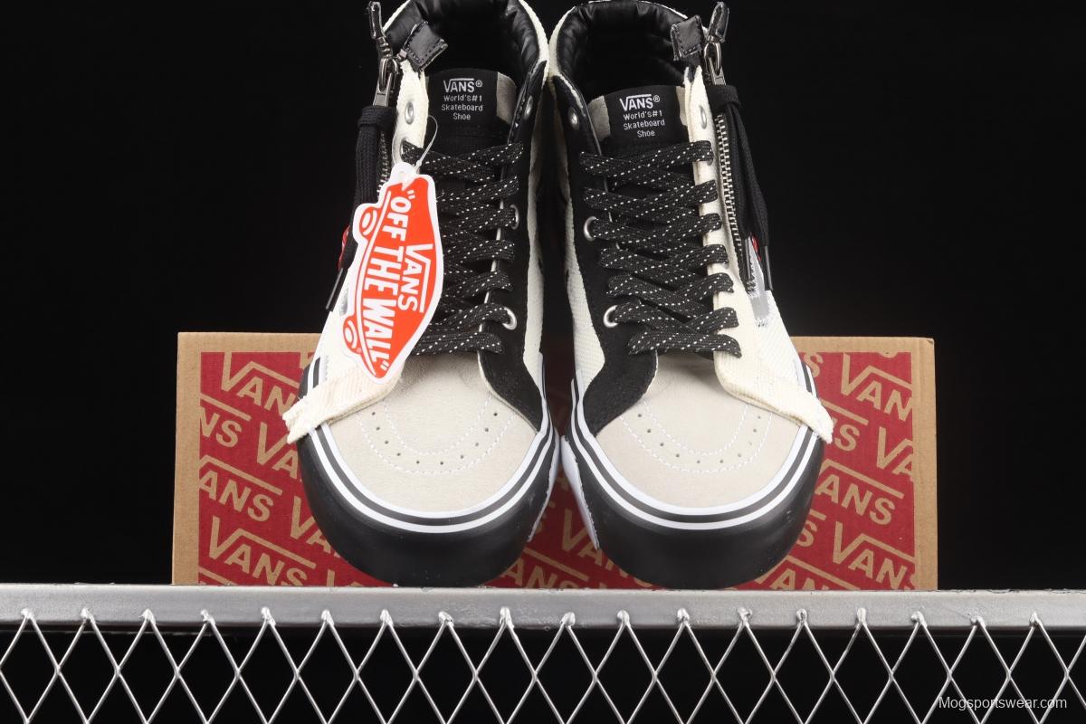 Vans Vault Sk8-Hi Reissue Ca deconstruction high top 3M reflective canvas vulcanized shoes VN0A3WM1TUU