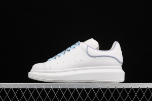 Alexander McQueen white and blue gel drop