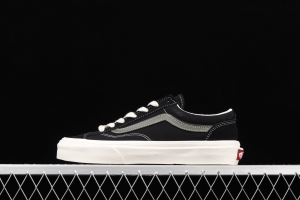 Vans Style 36 Retro black and white PEACEMINUSONE short head limited edition skateboard shoes VN0A3DZ3VTA