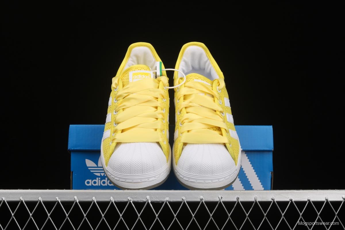 Adidas Originals Superstar S82581 shell head woven breathable leisure board shoes