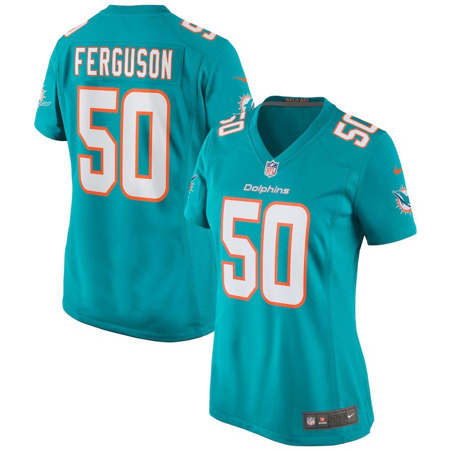 Women's Blake Ferguson Aqua Player Limited Team Jersey