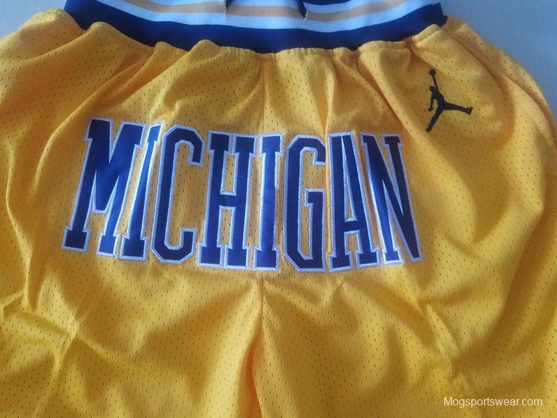 Michigan State College Navy Blue Basketball Shorts