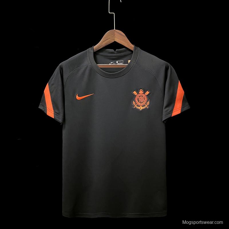 22/23 Corinthians Training Black Soccer Jersey