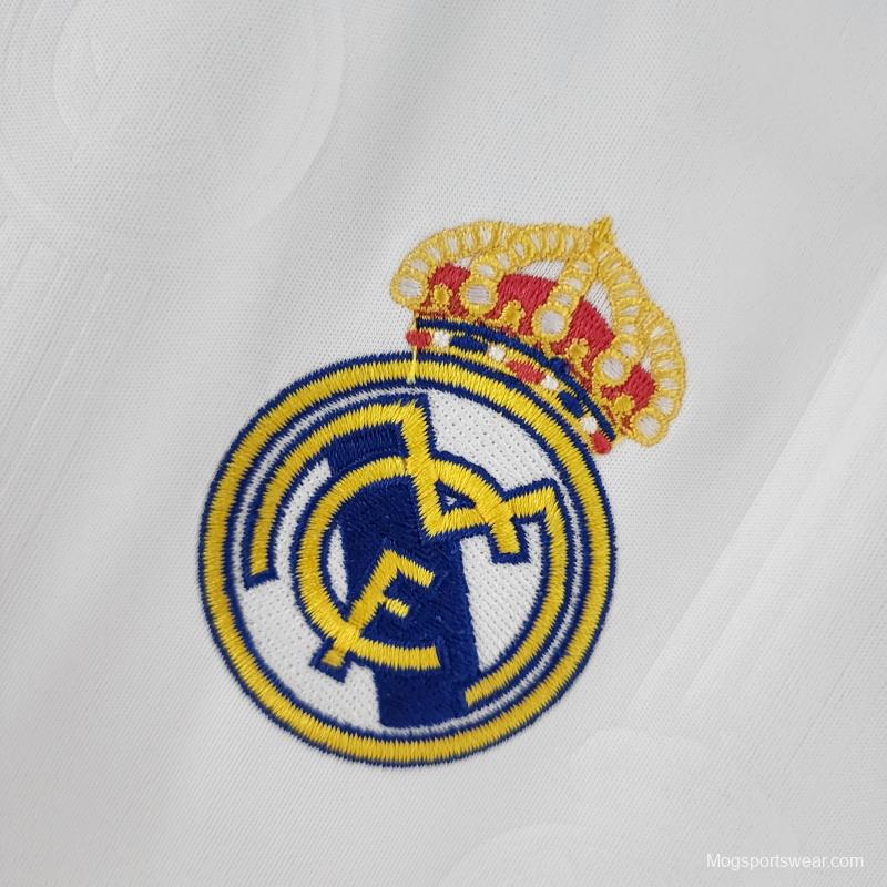 22/23 Long Sleeve Real Madrid Home  Soccer Jersey