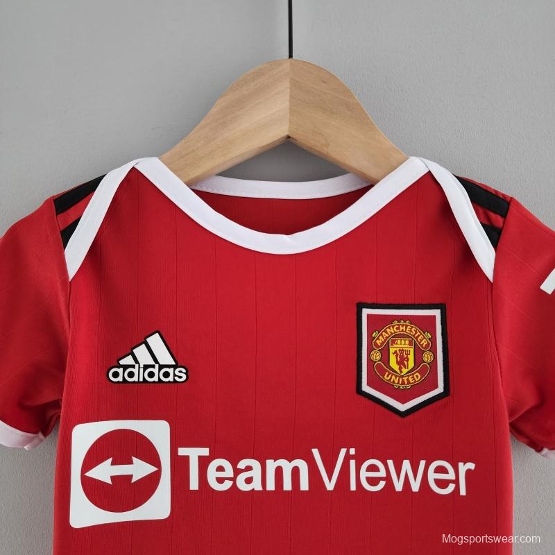 22/23 Manchester United Home Baby Jersey 6-18 Month KM#0019