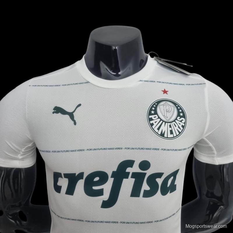 Player Version 22/23 Palmeiras Away Soccer Jersey