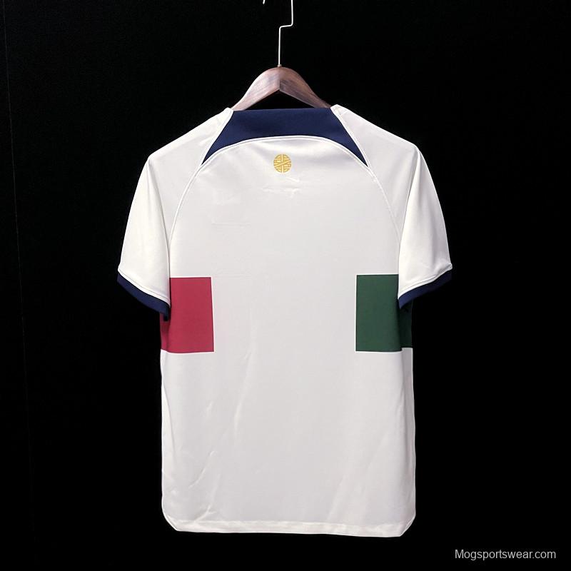 2022 Portugal Away Soccer Jersey