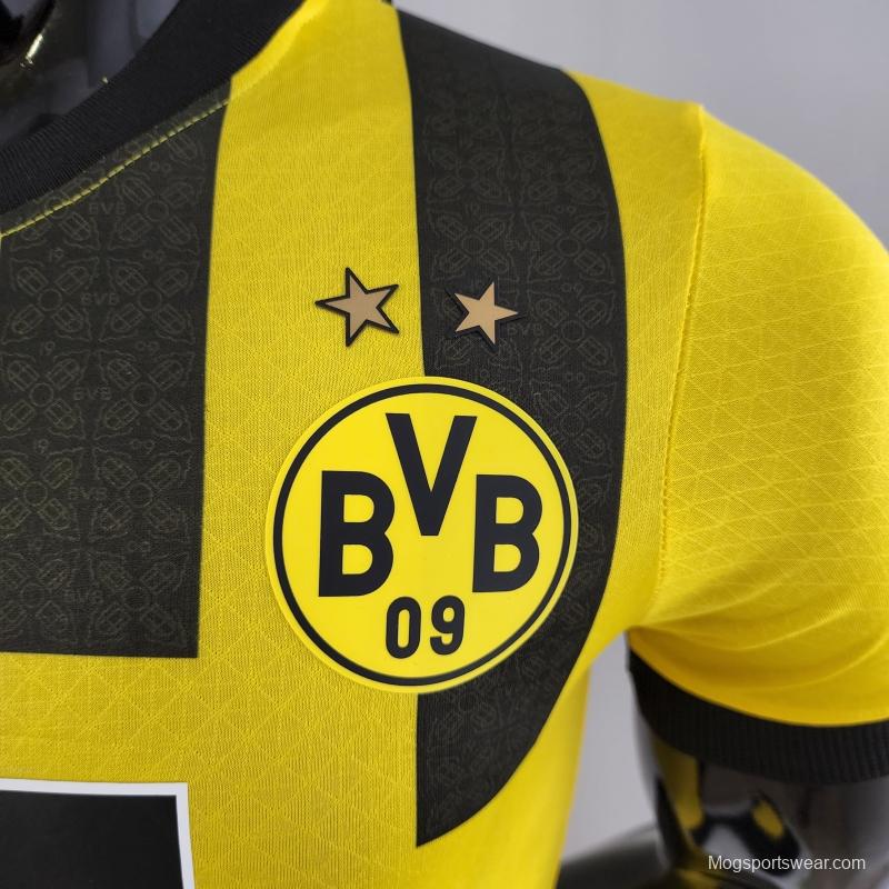 Player Version 22/23 Dortmund Home Soccer Jersey