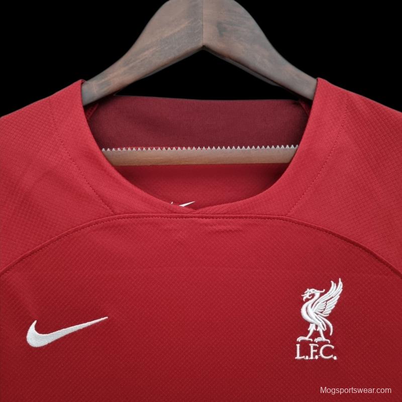 22/23 Women Liverpool Home Soccer Jersey