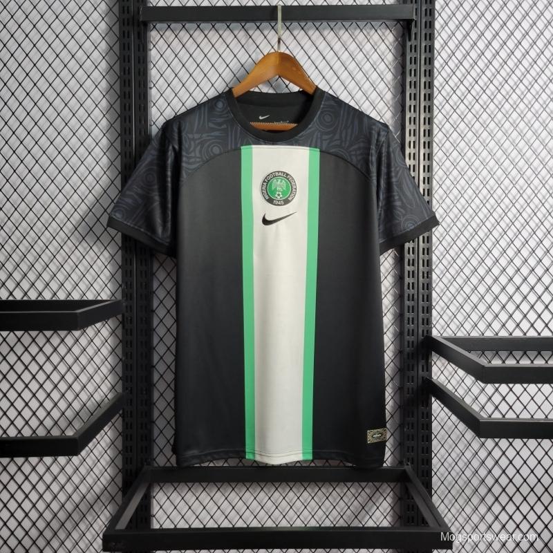 2022 Nigeria Black Training Jersey