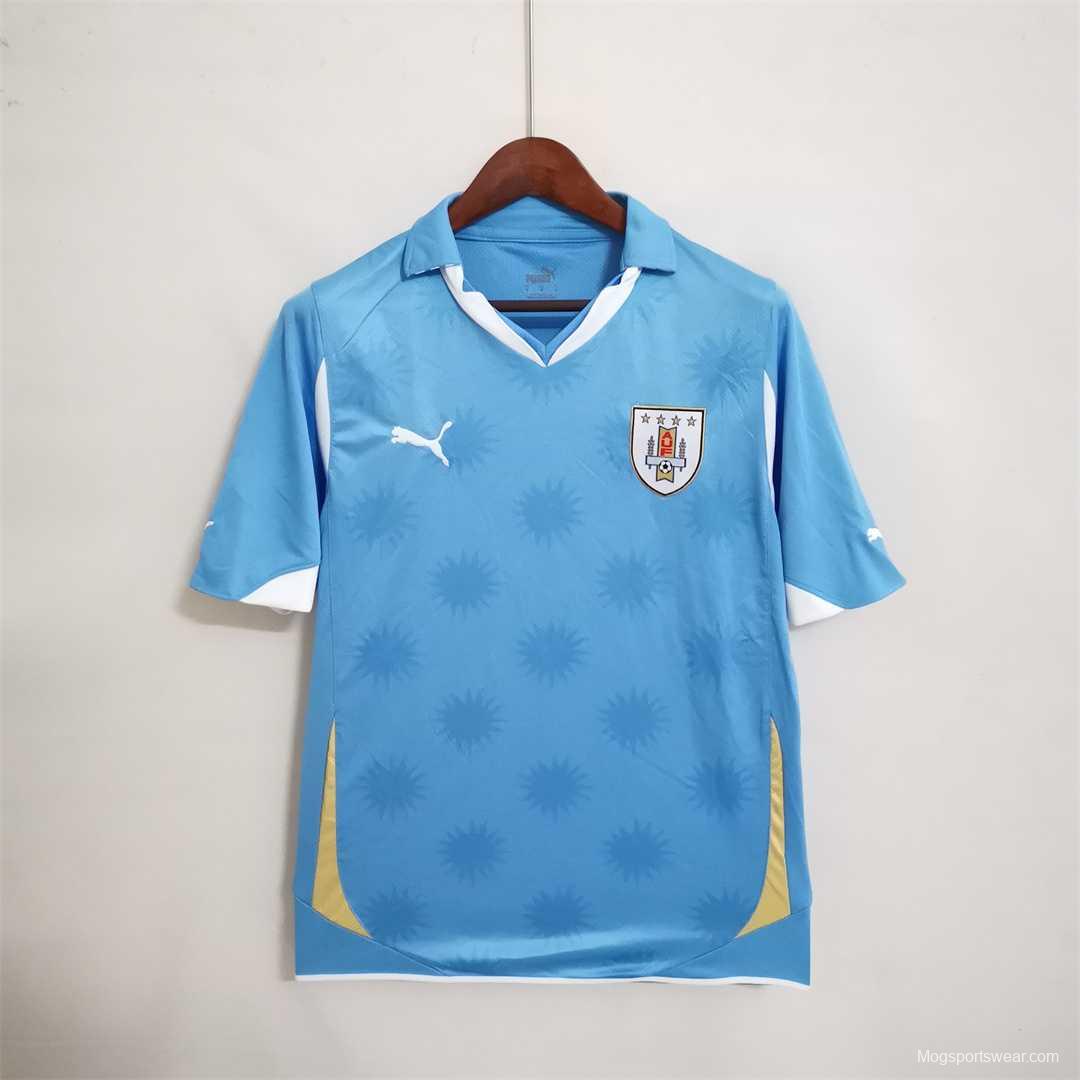 Retro 2010 Uruguay Home Soccer Jersey