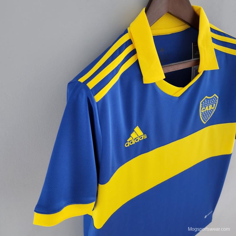 22/23 Boca Juniors Home Soccer Jersey