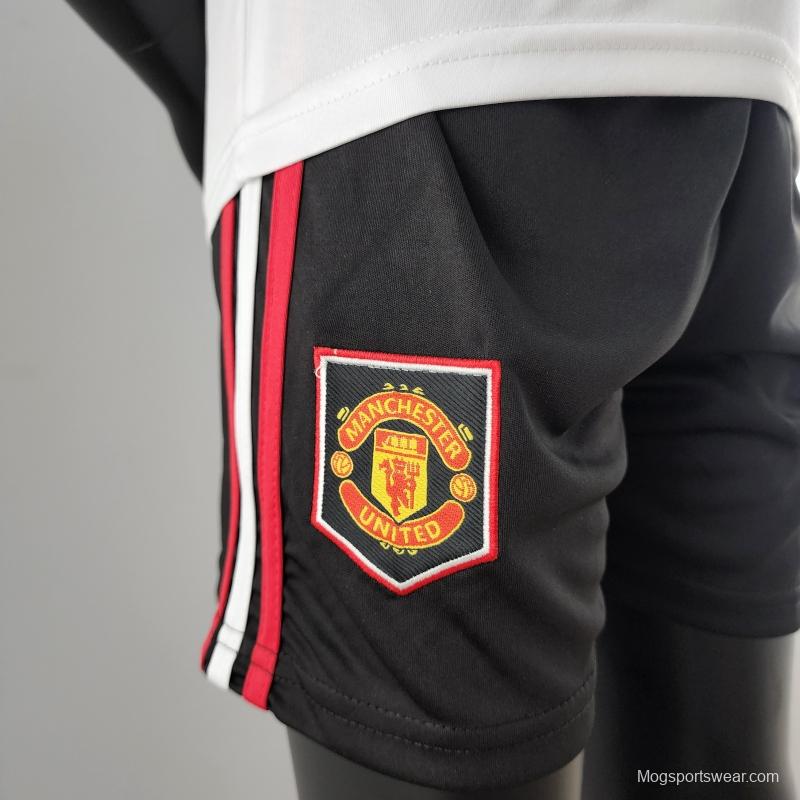 22/23 Kids Manchester United Away SIZE 16-28 Soccer Jersey