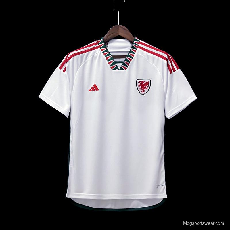 2022 Wales Away White Jersey