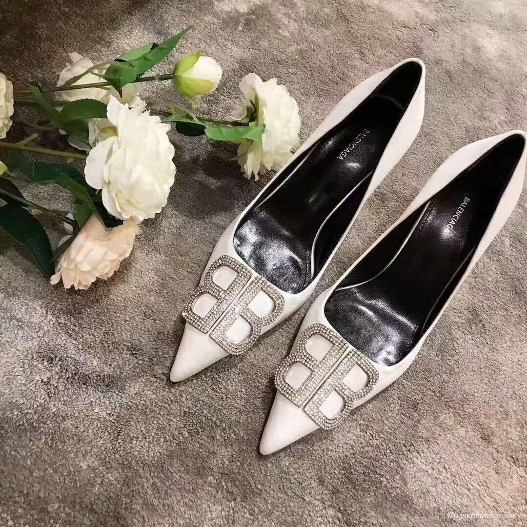 2 Color Women Balenciaga High Heels Shoes