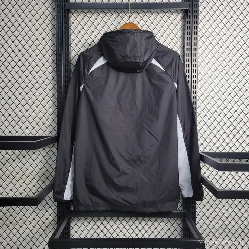 23-24 PSG Black Windbreaker