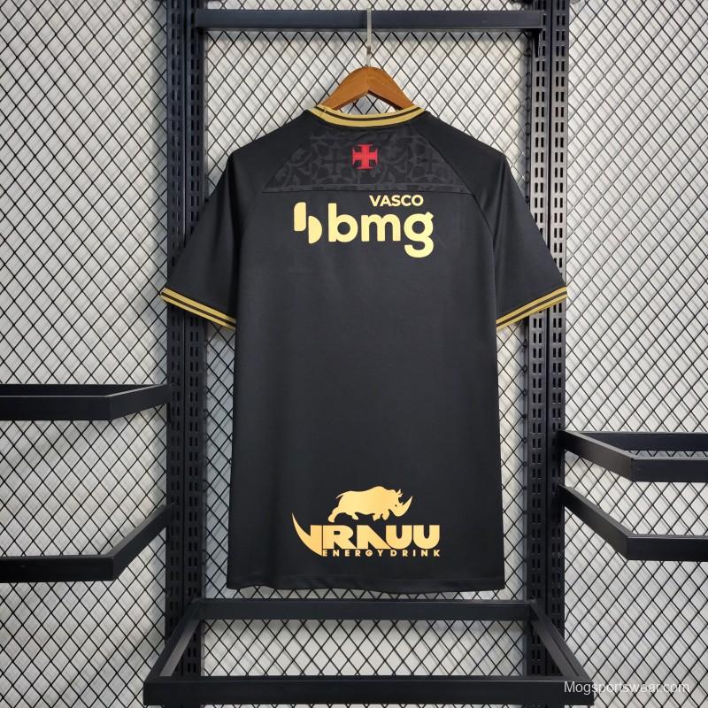 23/24 Vasco Da Gama Black Jersey With Full Sponsors