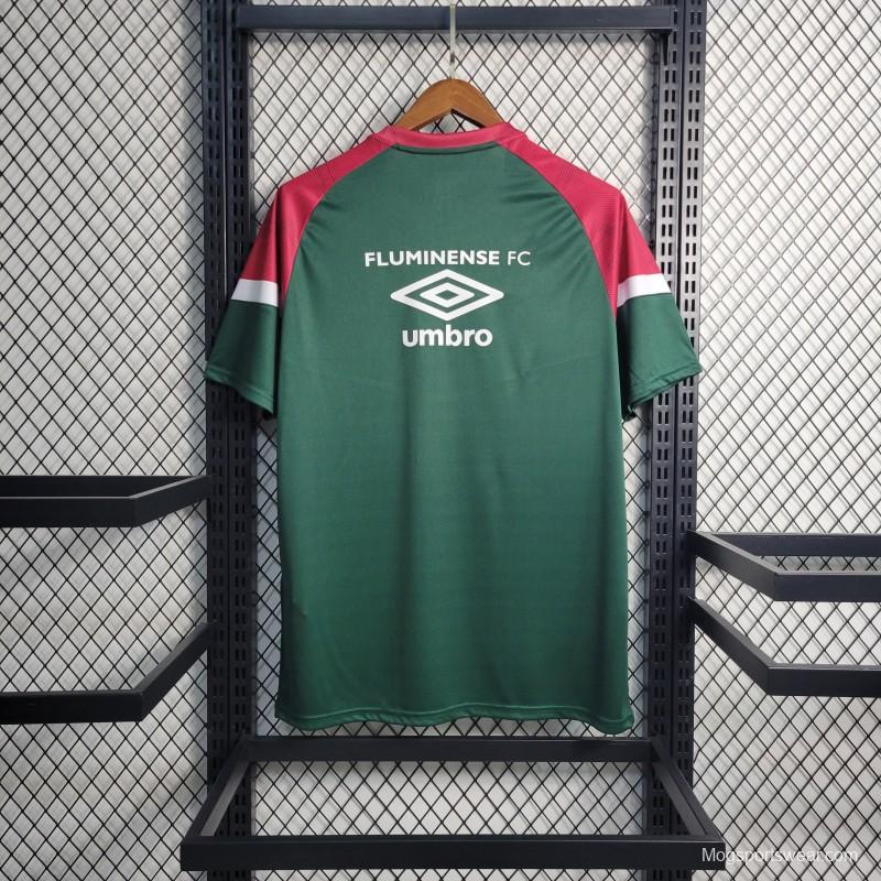 23-24 Fluminense Celestial Training Jersey Green+Red