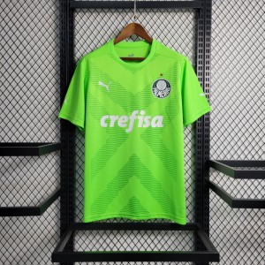 23-24 Palmeiras Fluorescent Green Goalkeeper Jersey