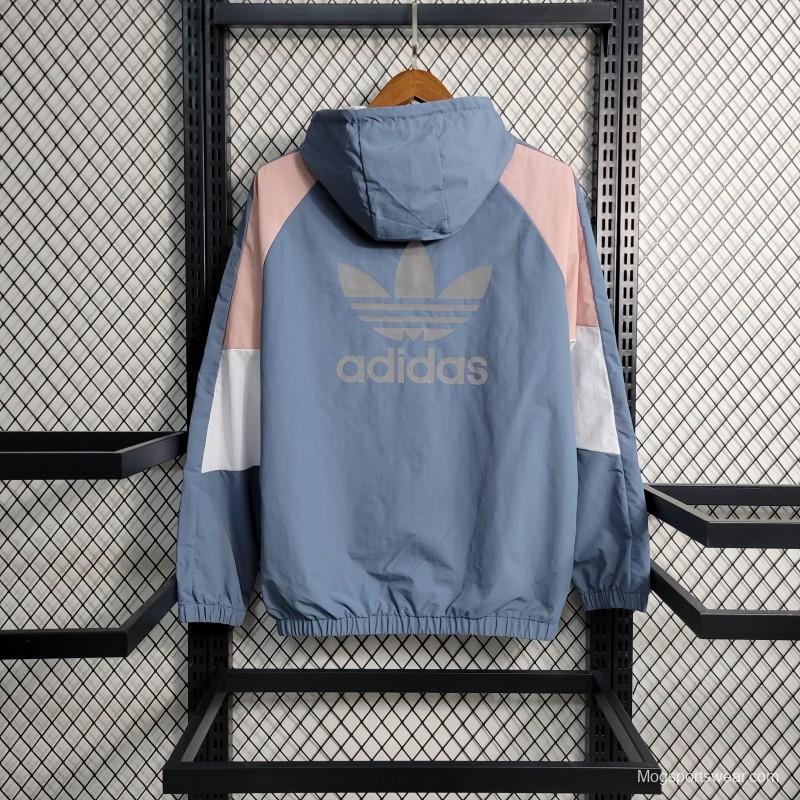 2023 Adidas Grey Windbreaker