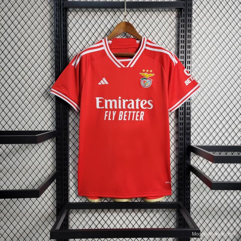 23-24 Benfica Home Jersey