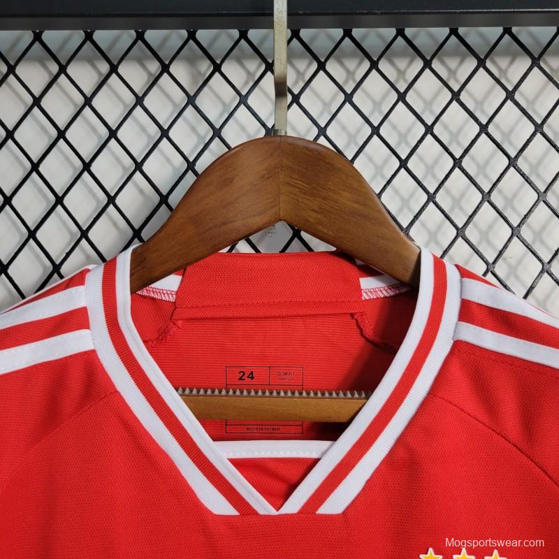 23-24 KIDS Benfica Home Jersey Size 16-28