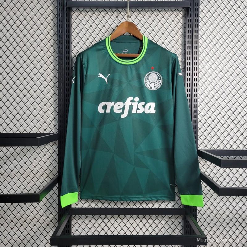 23-24 PALMEIRAS Home Long Sleeve Jersey