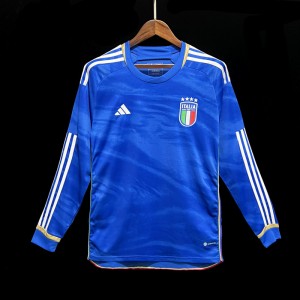 2023 Italy Home Long Sleeve Jersey