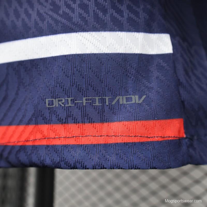 Player Version 2024 France Training Stripe Jersey