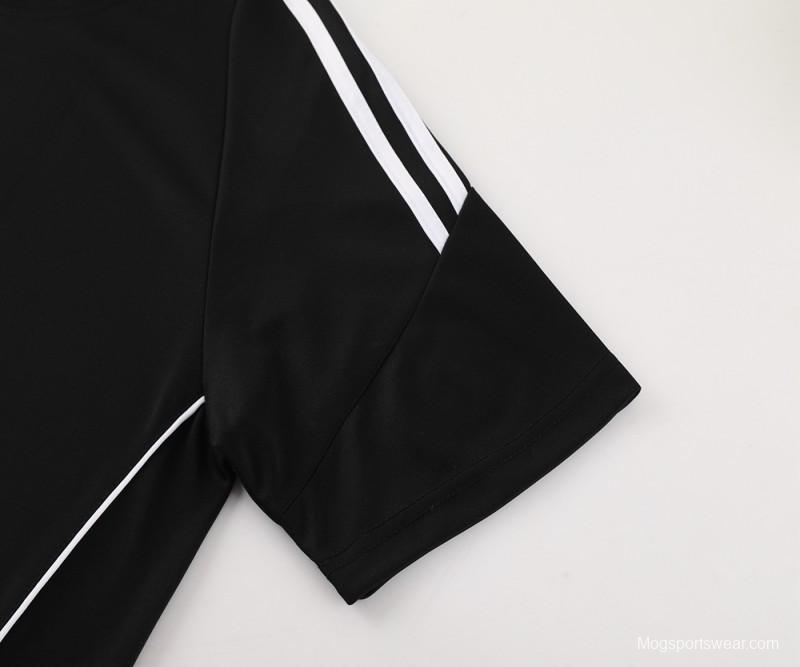 2024 Adidas Black Short Sleeve Jersey+Shorts