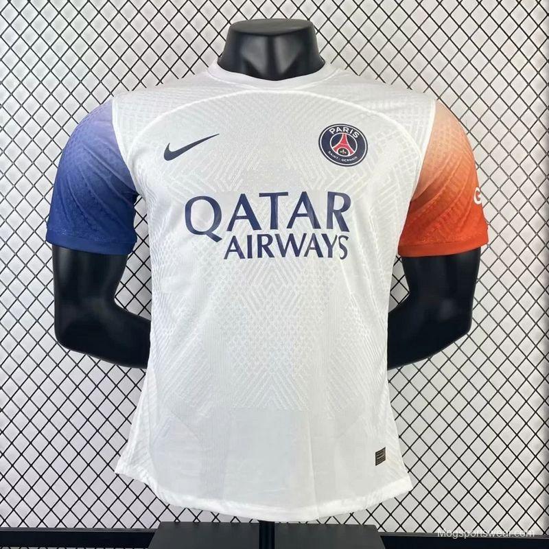 Player Version 23/24 PSG White Training Pre-Match Jersey