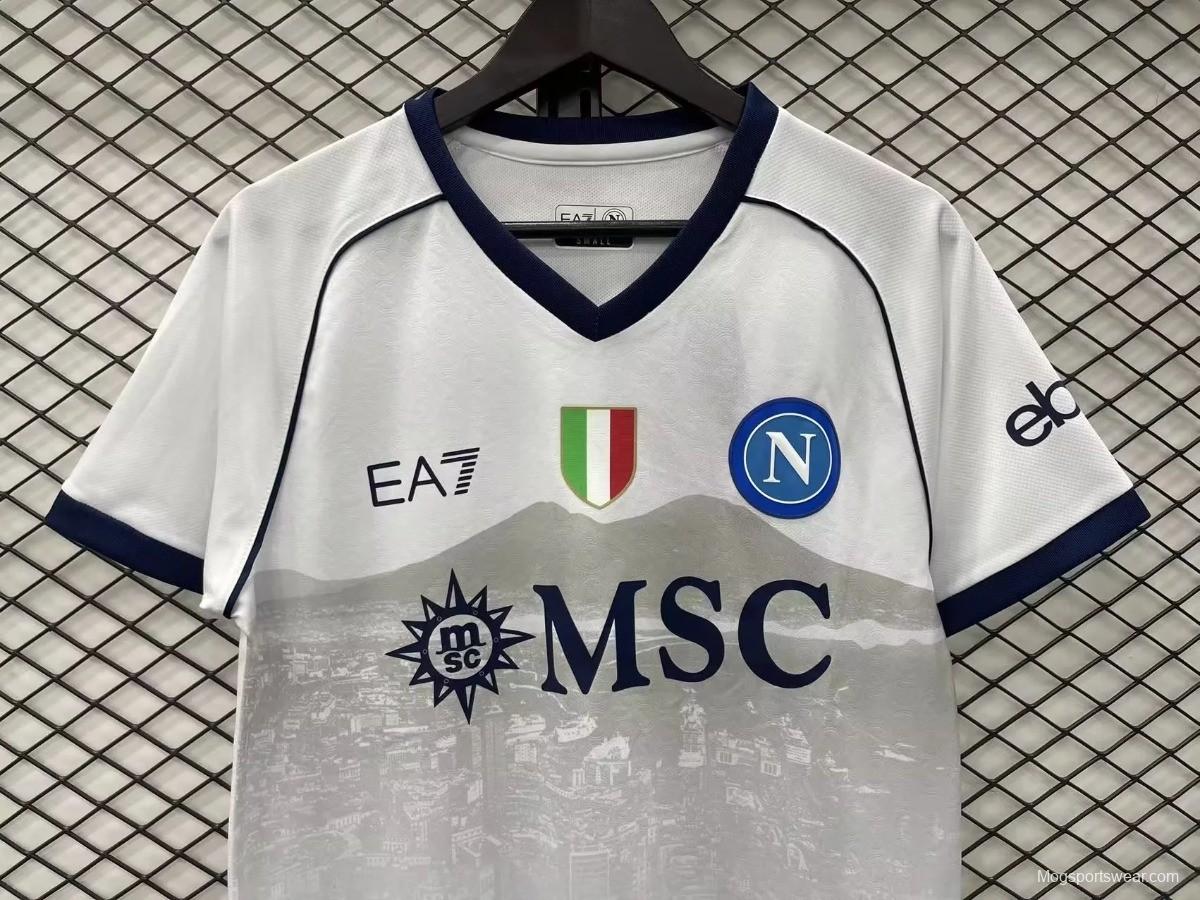 23/24 Napoli Away White Jersey