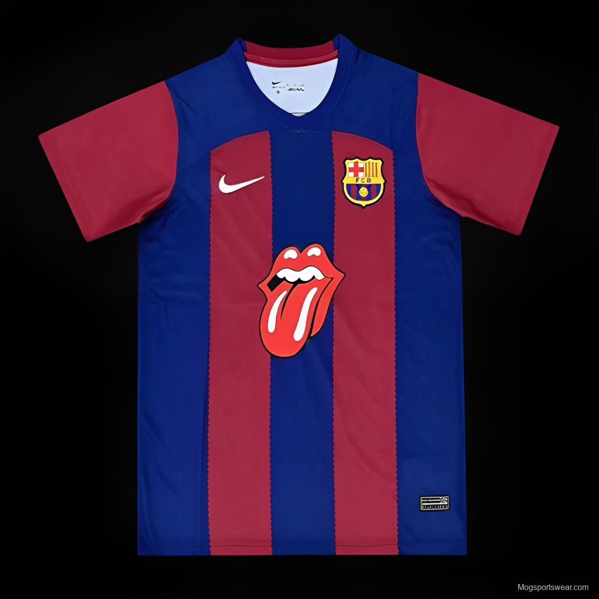 23/24 Barcelona Home Rolling Stones Special Jersey